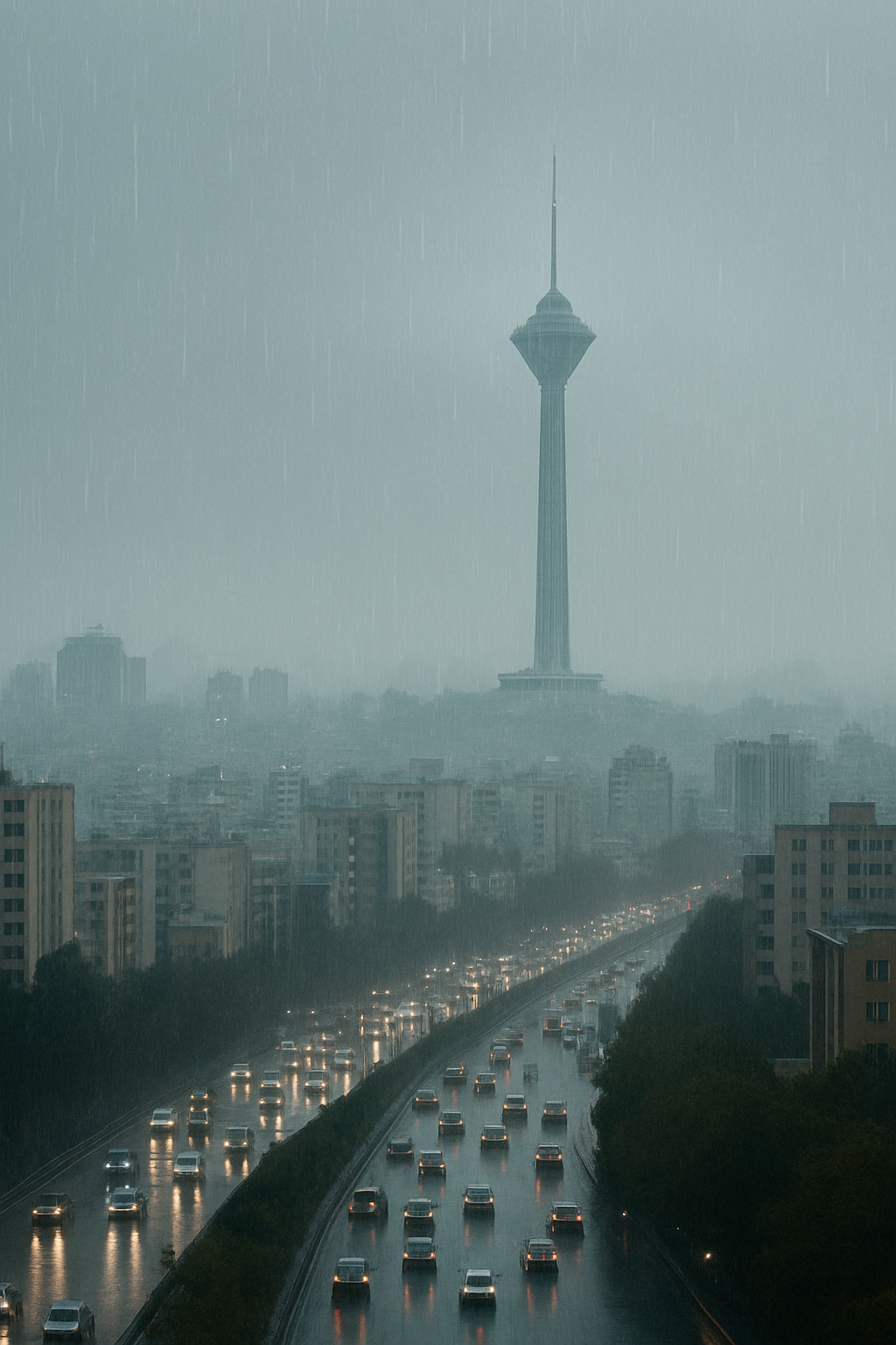امروز بالاخره بارون زد…☔✨